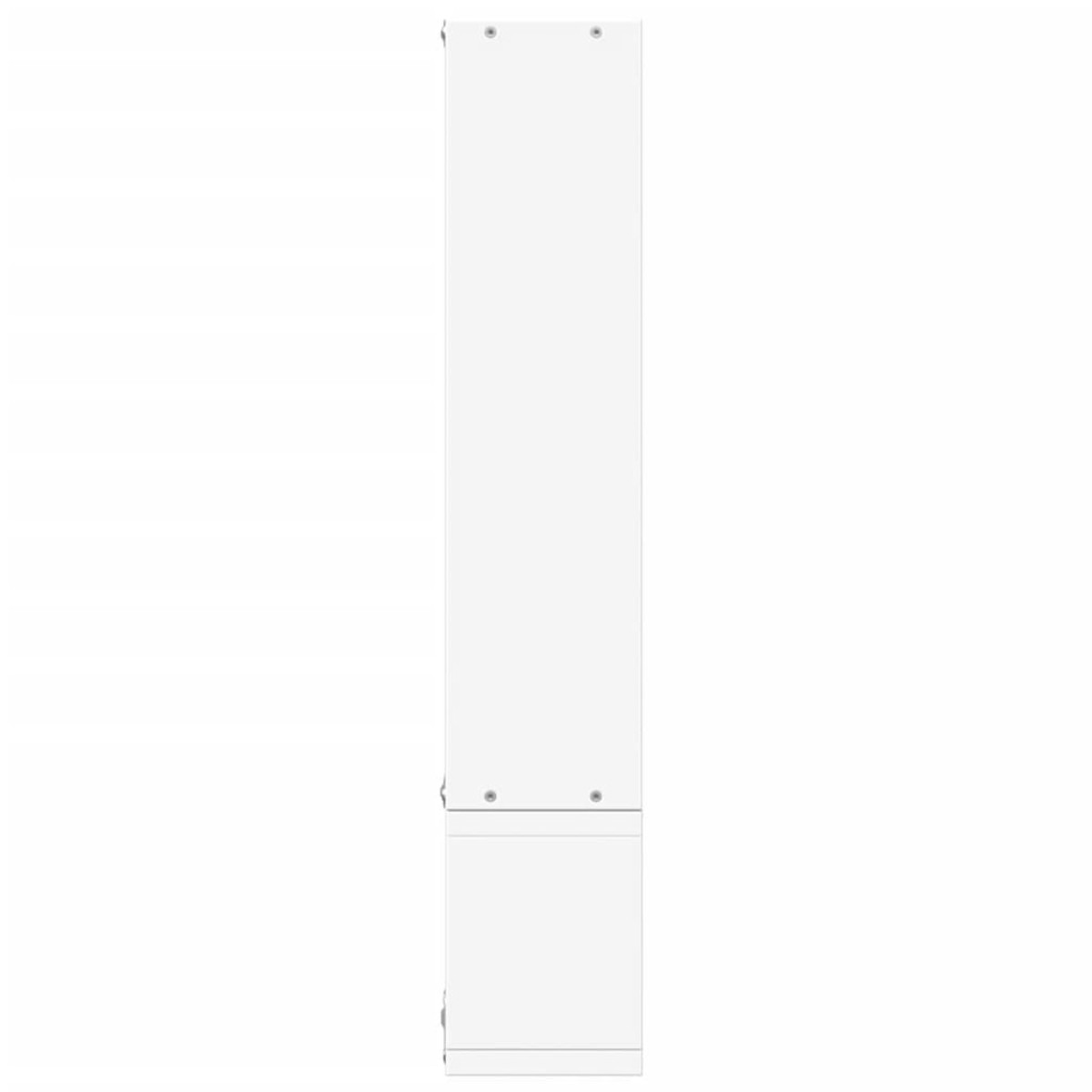 vidaXL Ραφιέρα Τοίχου Λευκό 96x12x64 εκ. από Επεξεργασμένο Ξύλο