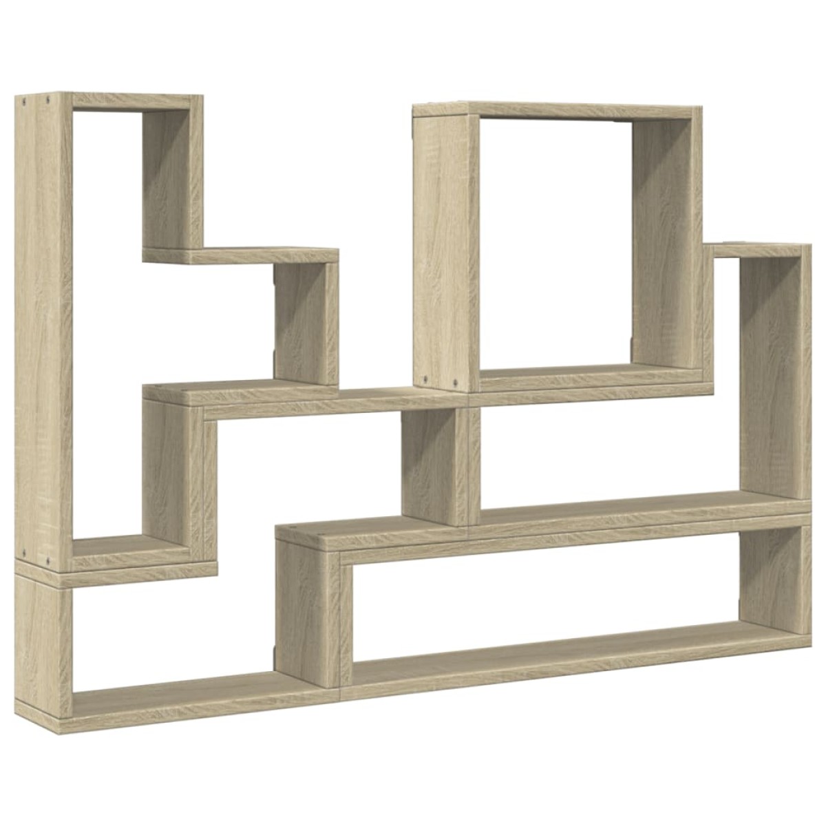 vidaXL Ραφιέρα Τοίχου Sonoma Δρυς 96x12x64 εκ. από Επεξεργασμένο Ξύλο