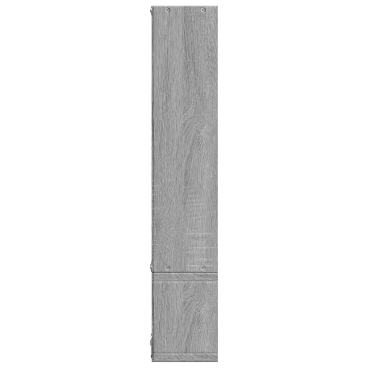 vidaXL Ραφιέρα Τοίχου Γκρι Sonoma 96x12x64 εκ. Επεξεργασμένο Ξύλο