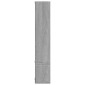vidaXL Ραφιέρα Τοίχου Γκρι Sonoma 96x12x64 εκ. Επεξεργασμένο Ξύλο