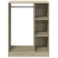 vidaXL Ντουλάπα Χρώμα Sonoma Δρυς 77 x 48 x 102 εκ. Επεξεργασμένο Ξύλο