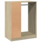 vidaXL Ντουλάπα Χρώμα Sonoma Δρυς 77 x 48 x 102 εκ. Επεξεργασμένο Ξύλο