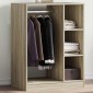 vidaXL Ντουλάπα Χρώμα Sonoma Δρυς 77 x 48 x 102 εκ. Επεξεργασμένο Ξύλο