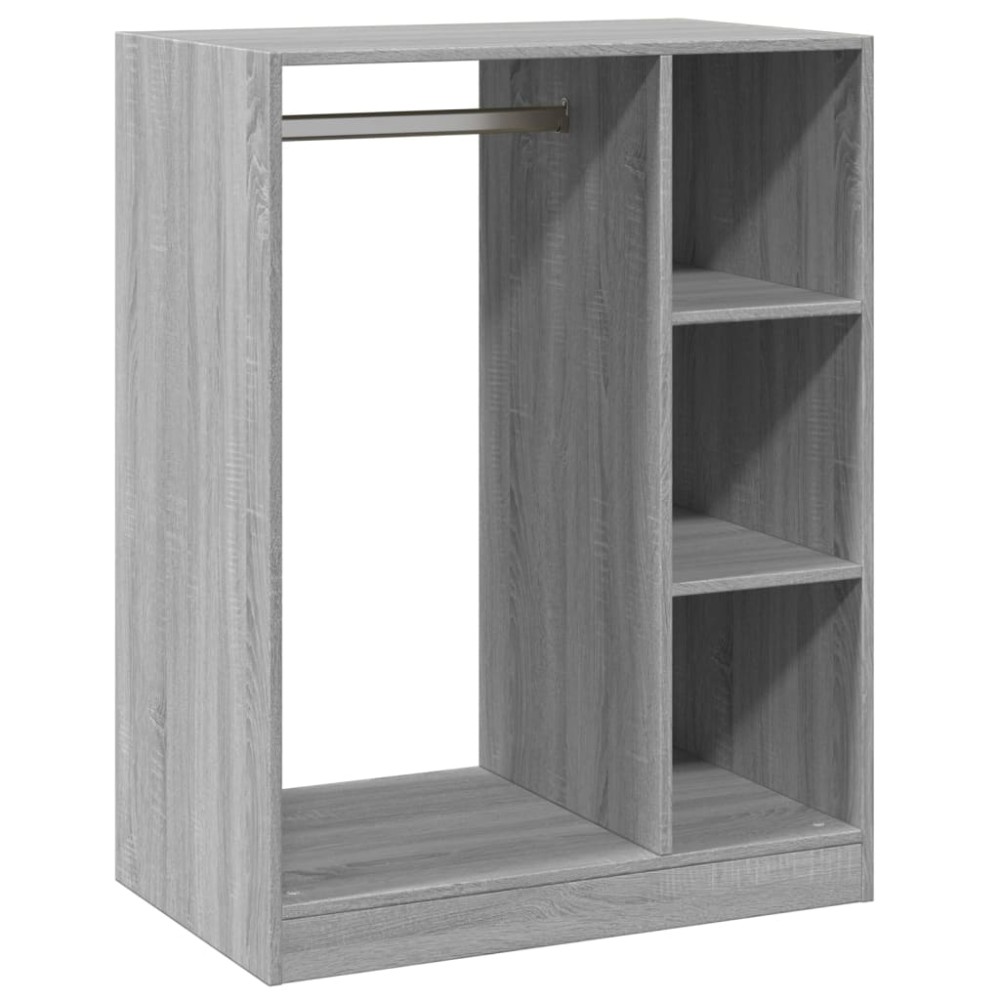vidaXL Ντουλάπα Γκρι Sonoma 77x48x102 εκ. από Επεξεργασμένο Ξύλο