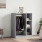vidaXL Ντουλάπα Γκρι Sonoma 77x48x102 εκ. από Επεξεργασμένο Ξύλο