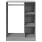 vidaXL Ντουλάπα Γκρι Sonoma 77x48x102 εκ. από Επεξεργασμένο Ξύλο