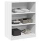 vidaXL Ντουλάπα Λευκή 77 x 48 x 102 εκ. από Επεξεργασμένο Ξύλο