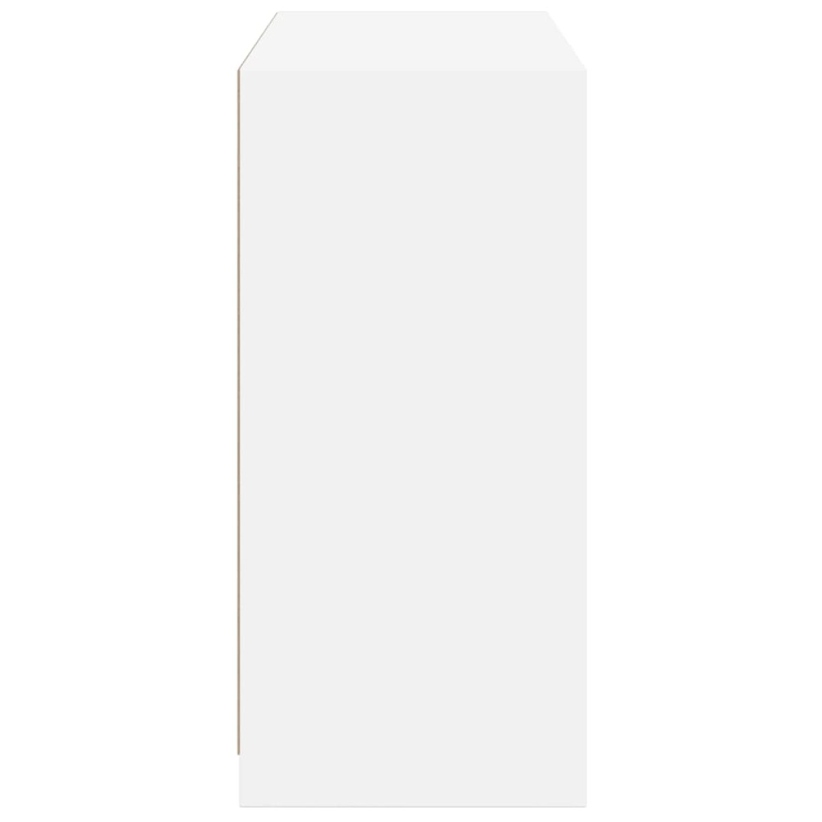 vidaXL Ντουλάπα Λευκή 77 x 48 x 102 εκ. από Επεξεργασμένο Ξύλο