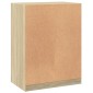 vidaXL Ντουλάπα Χρώμα Sonoma Δρυς 77x48x102 εκ. από Επεξεργασμένο Ξύλο