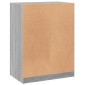 vidaXL Ντουλάπα Γκρι Sonoma 77x48x102 εκ. από Επεξεργασμένο Ξύλο