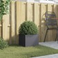 vidaXL Ζαρντινιέρα Ανθρακί 32x30x29 εκ. από Χάλυβα Ψυχρής Έλασης