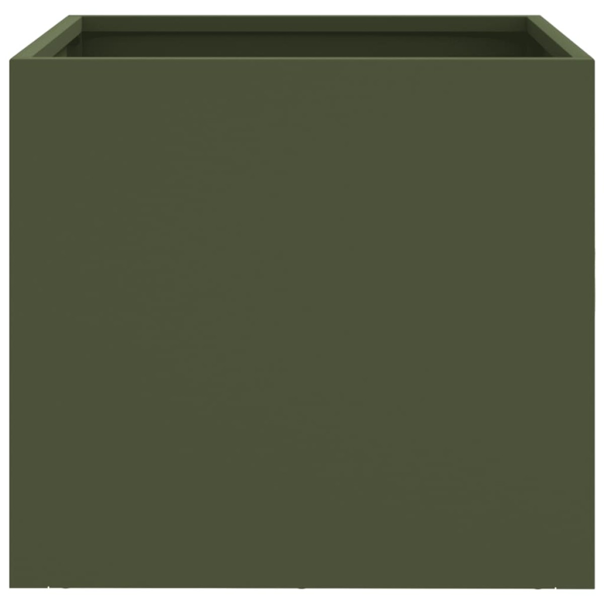 vidaXL Ζαρντινιέρες 2 τεμ. Πράσινες 32x30x29 εκ. Χάλυβας Ψυχρής Έλασης
