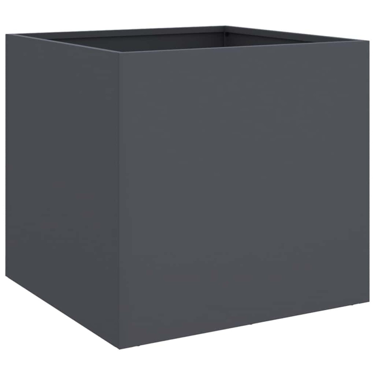 vidaXL Ζαρντινιέρα Ανθρακί 42x40x39 εκ. από Χάλυβα Ψυχρής Έλασης