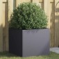vidaXL Ζαρντινιέρα Ανθρακί 42x40x39 εκ. από Χάλυβα Ψυχρής Έλασης