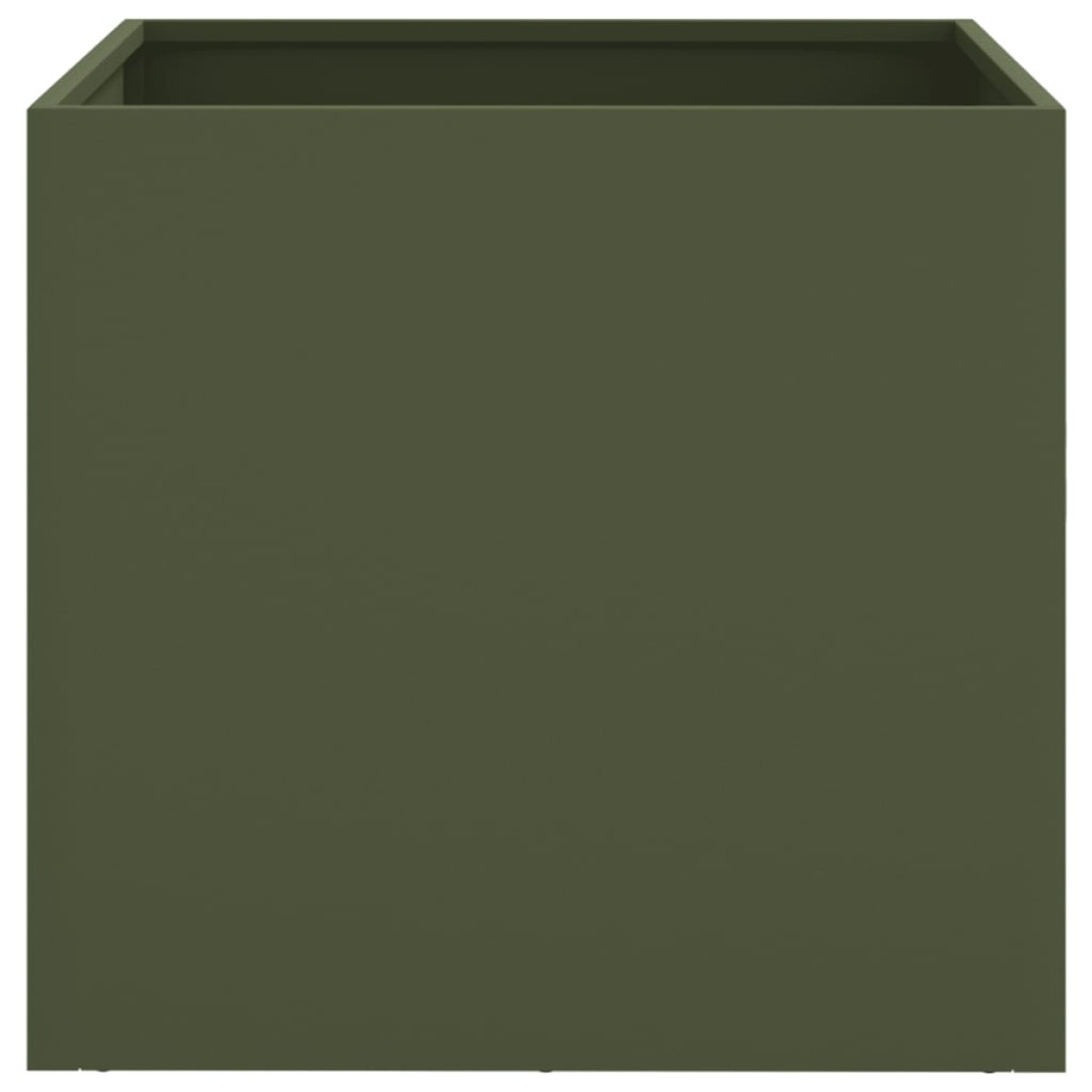 vidaXL Ζαρντινιέρες 2 τεμ. Πράσινες 42x40x39 εκ. Χάλυβα Ψυχρής Έλασης