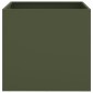 vidaXL Ζαρντινιέρες 2 τεμ. Πράσινες 42x40x39 εκ. Χάλυβα Ψυχρής Έλασης
