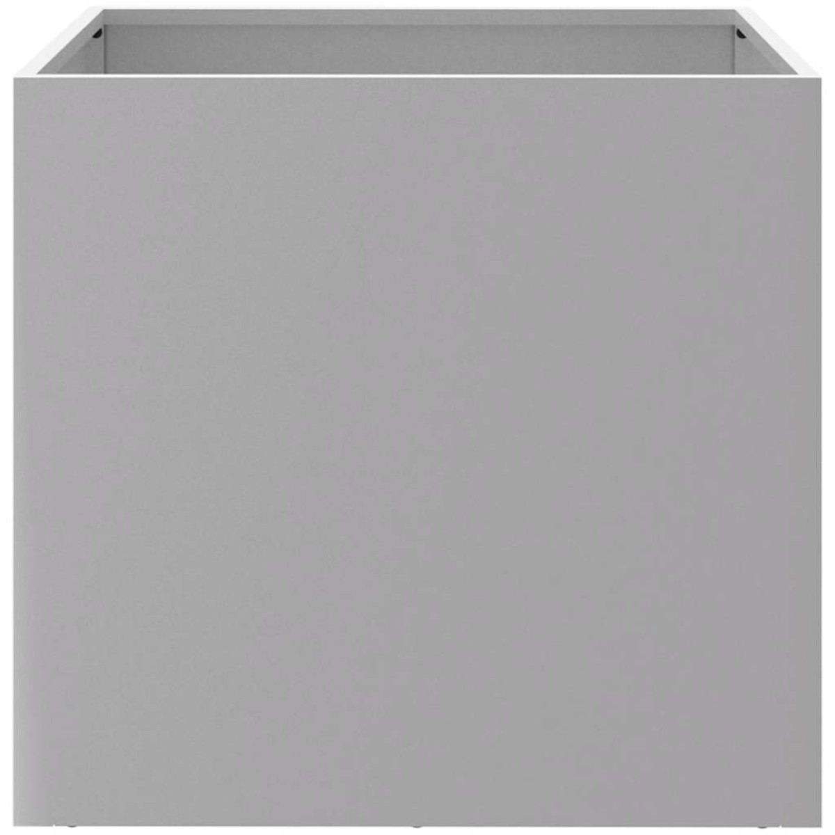 vidaXL Ζαρντινιέρες 2 τεμ. Ασημί 42 x 40 x 39 εκ. Γαλβανισμένο Χάλυβα
