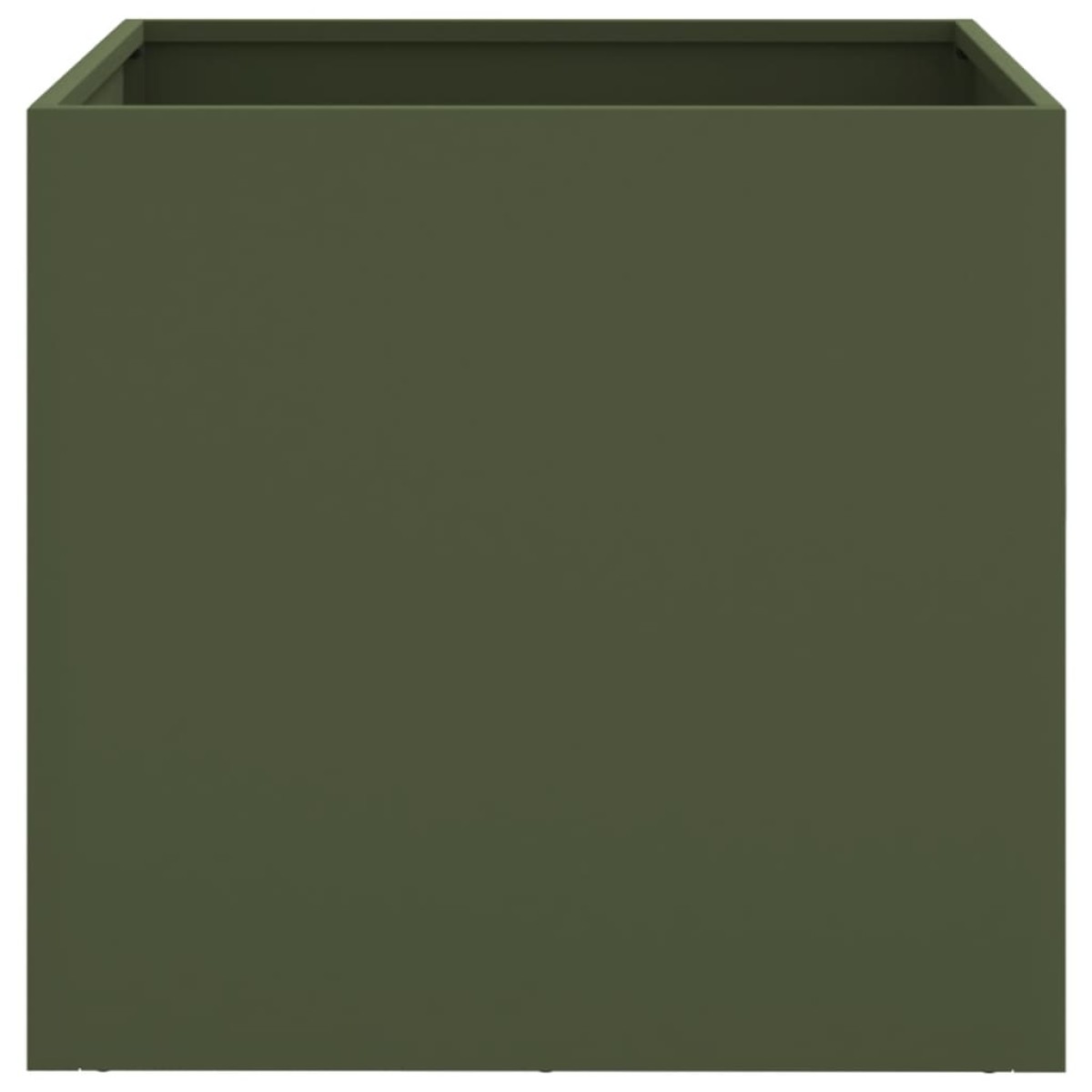 vidaXL Ζαρντινιέρες 2 τεμ. Πράσινες 49x47x46 εκ. Χάλυβα Ψυχρής Έλασης