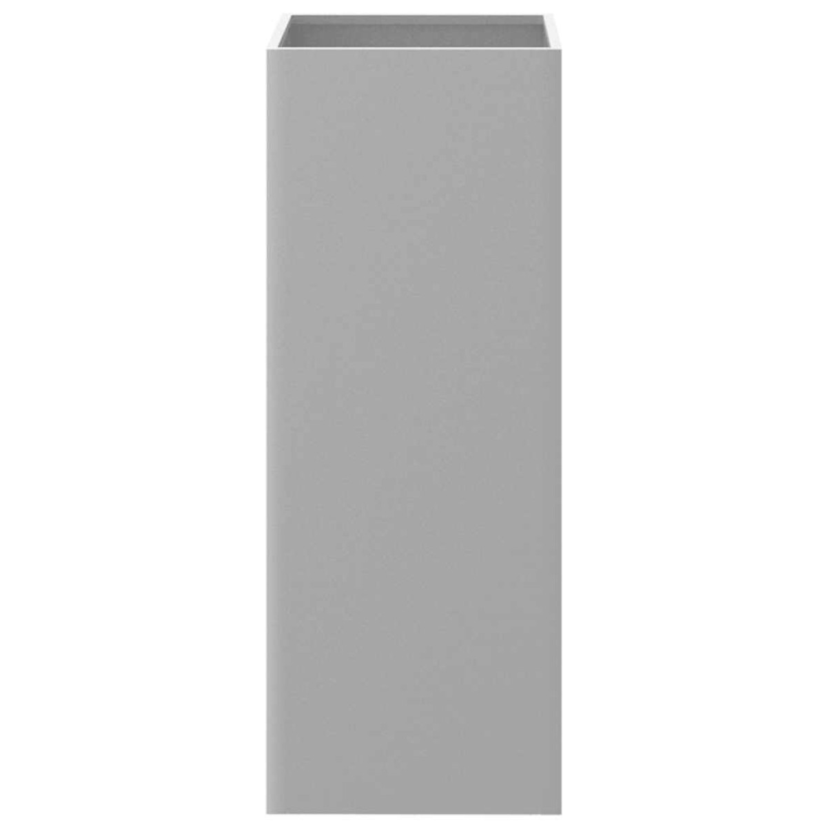 vidaXL Ζαρντινιέρα Ασημί 32x27,5x75 εκ. από Γαλβανισμένο Χάλυβα