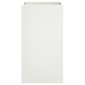 vidaXL Ζαρντινιέρα Λευκή 42x38x75 εκ. από Χάλυβα Ψυχρής Έλασης
