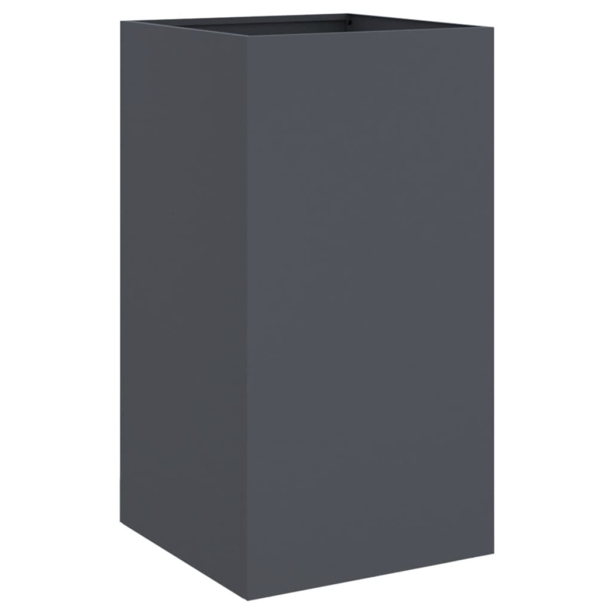 vidaXL Ζαρντινιέρα Ανθρακί 42x38x75 εκ. από Χάλυβα Ψυχρής Έλασης