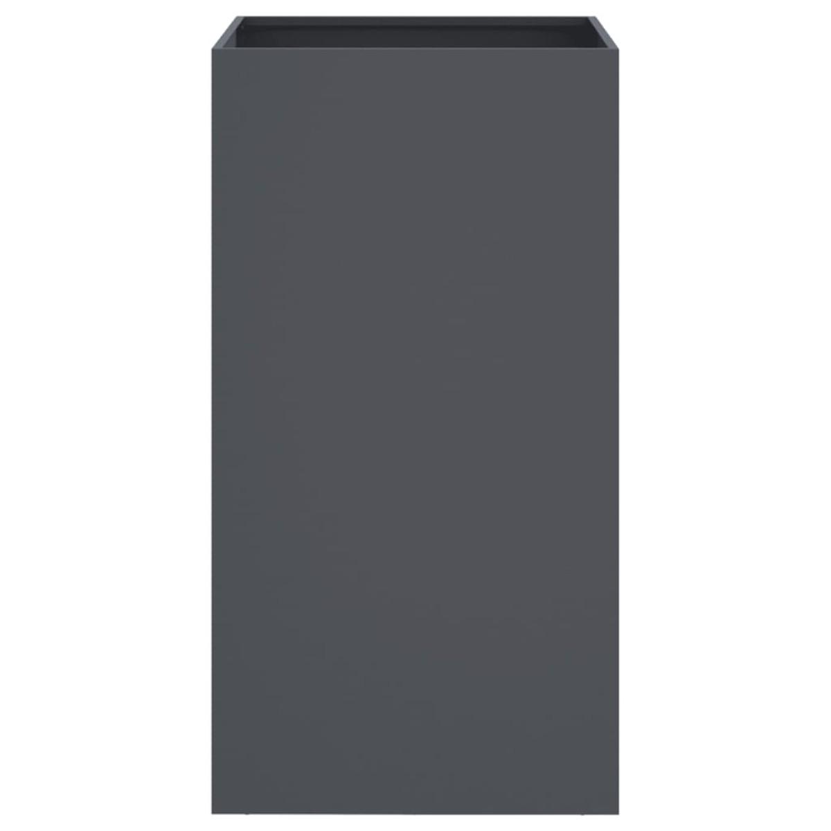 vidaXL Ζαρντινιέρα Ανθρακί 42x38x75 εκ. από Χάλυβα Ψυχρής Έλασης
