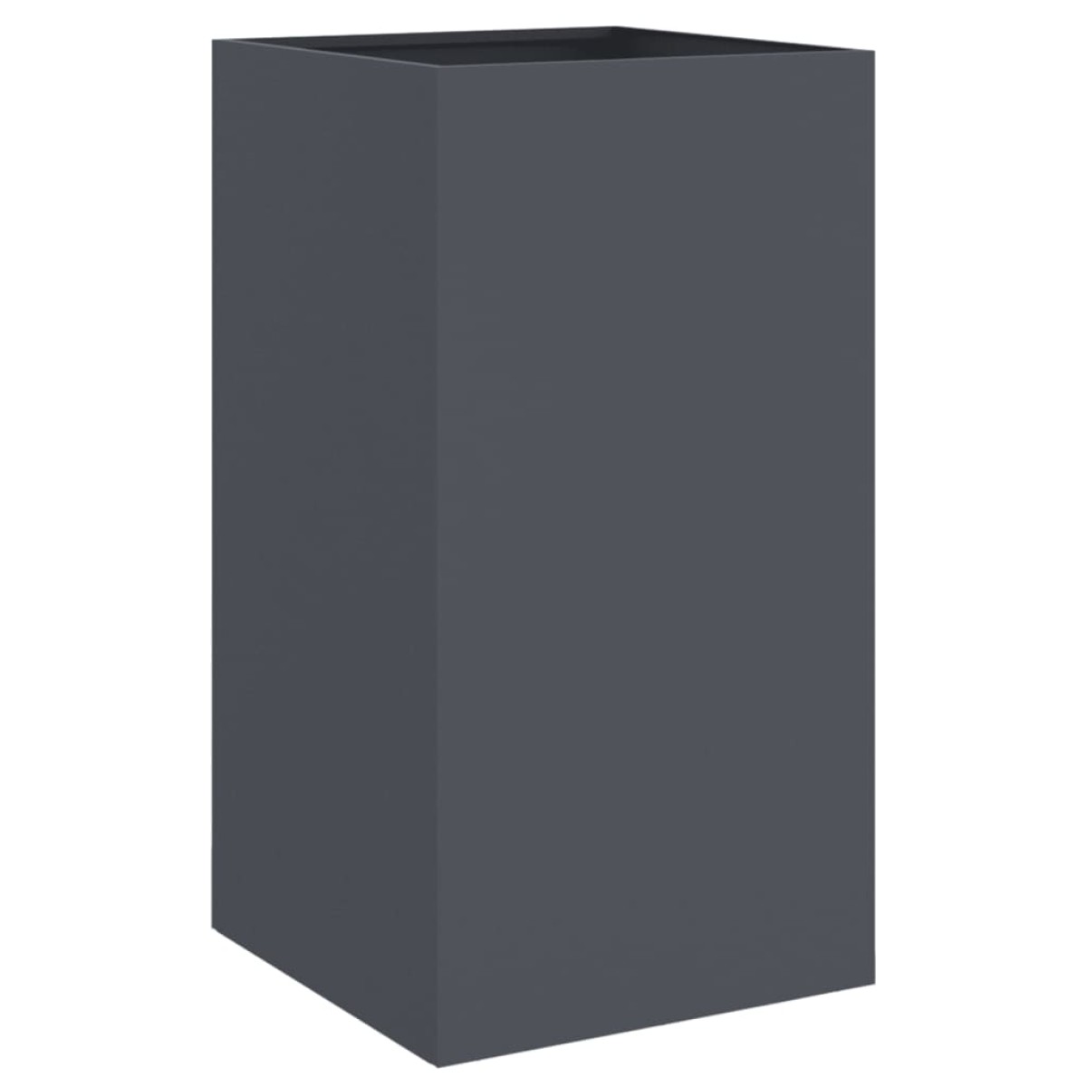 vidaXL Ζαρντινιέρα Ανθρακί 42x38x75 εκ. από Χάλυβα Ψυχρής Έλασης