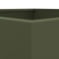 vidaXL Ζαρντινιέρα Λαδί 42x38x75 εκ. από Χάλυβα Ψυχρής Έλασης