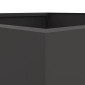 vidaXL Ζαρντινιέρα Μαύρη 52x48x75 εκ. από Χάλυβα Ψυχρής Έλασης