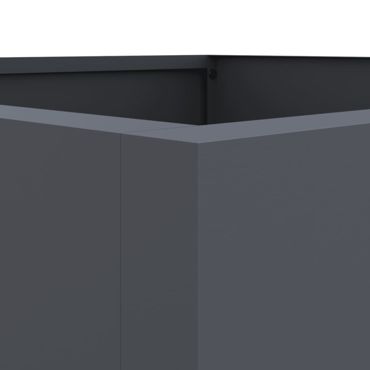 vidaXL Ζαρντινιέρα Ανθρακί 52x48x75 εκ. από Χάλυβα Ψυχρής Έλασης
