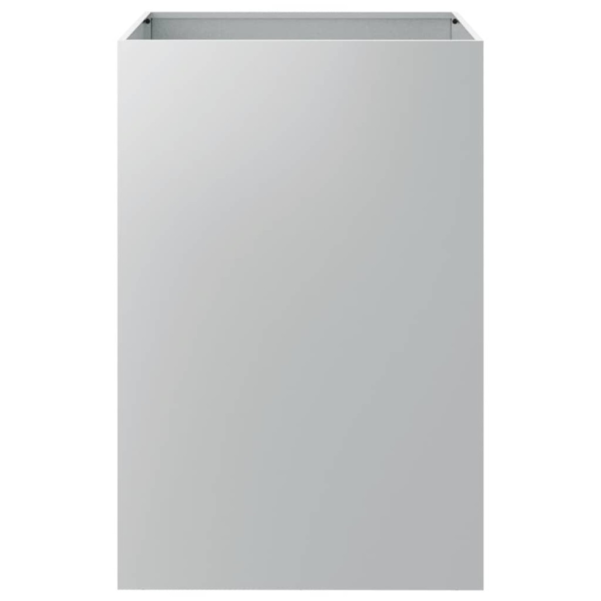 vidaXL Ζαρντινιέρα Ασημί 52x48x75 εκ. από Γαλβανισμένο Χάλυβα