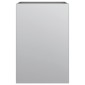 vidaXL Ζαρντινιέρα Ασημί 52x48x75 εκ. από Γαλβανισμένο Χάλυβα