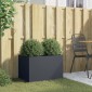 vidaXL Ζαρντινιέρα Ανθρακί 62x40x39 εκ. από Χάλυβα Ψυχρής Έλασης