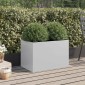 vidaXL Ζαρντινιέρα Ασημί 62x40x39 εκ. από Γαλβανισμένο Χάλυβα