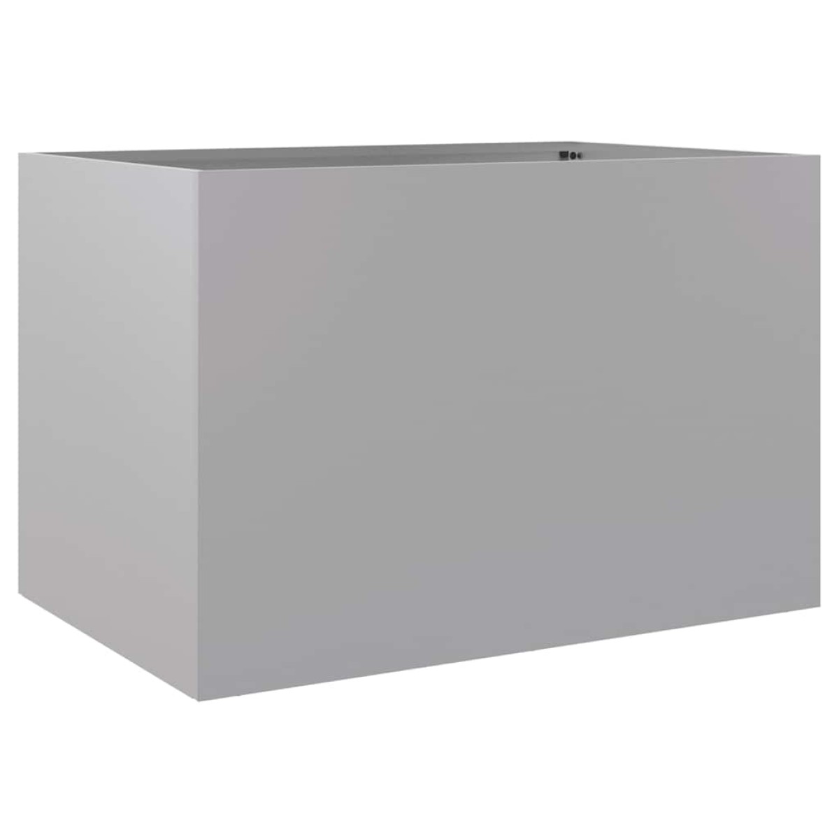 vidaXL Ζαρντινιέρα Ασημί 62x40x39 εκ. από Γαλβανισμένο Χάλυβα