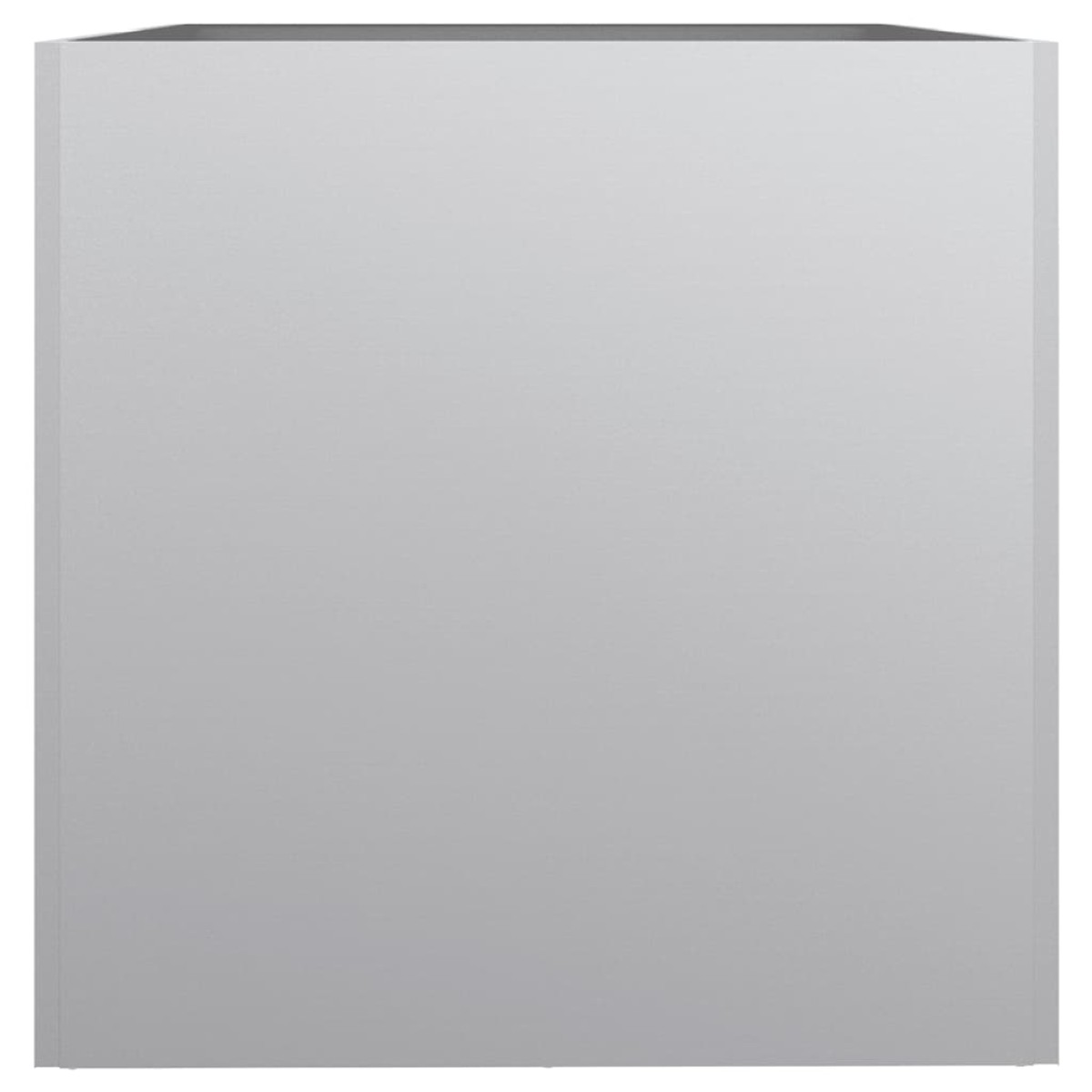 vidaXL Ζαρντινιέρα Ασημί 62x47x46 εκ. από Γαλβανισμένο Χάλυβα