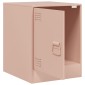 vidaXL Κομοδίνο Ροζ 34,5 x 39 x 44 εκ. από Χάλυβα