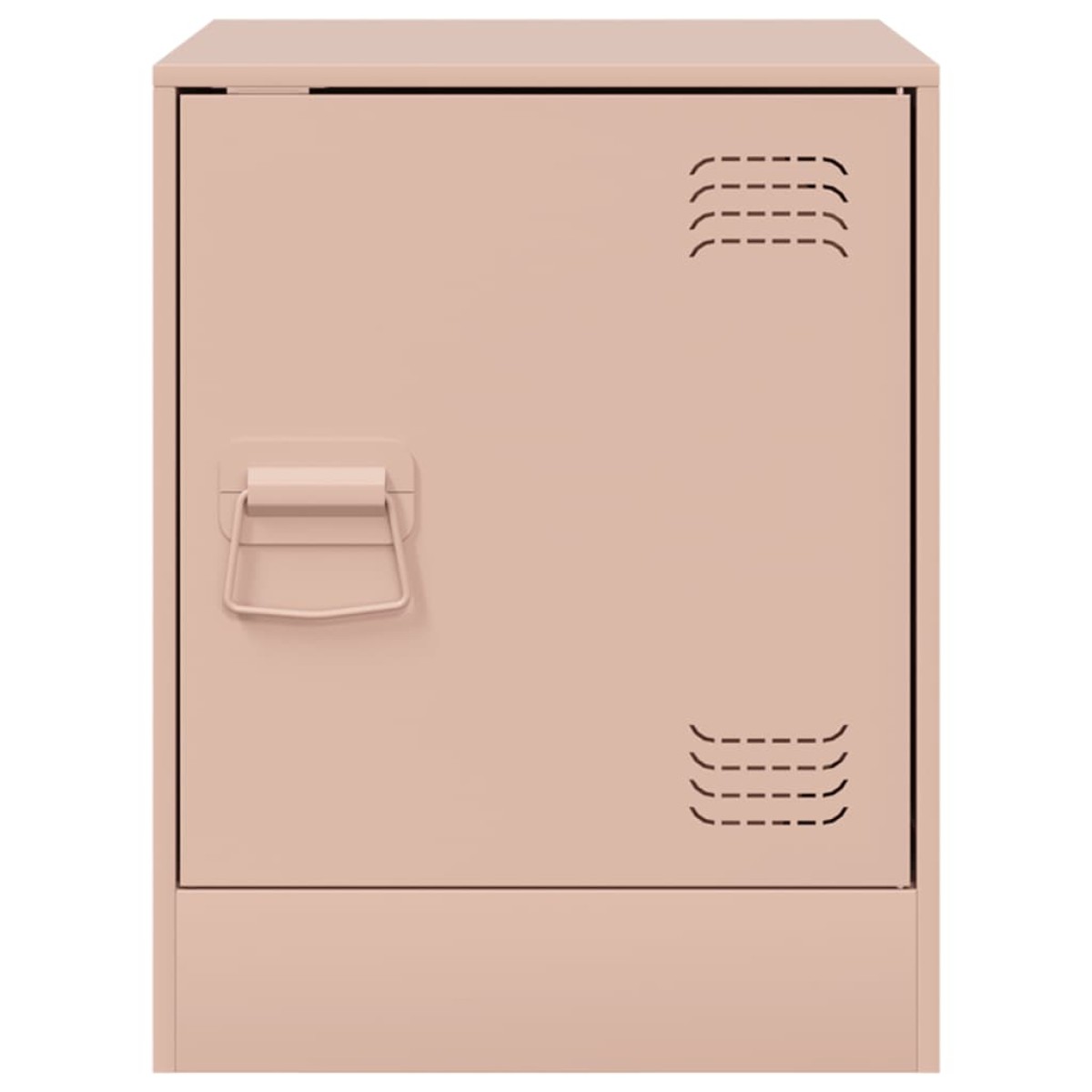vidaXL Κομοδίνα 2 τεμ. Ροζ 34,5 x 39 x 44 εκ. από Χάλυβα