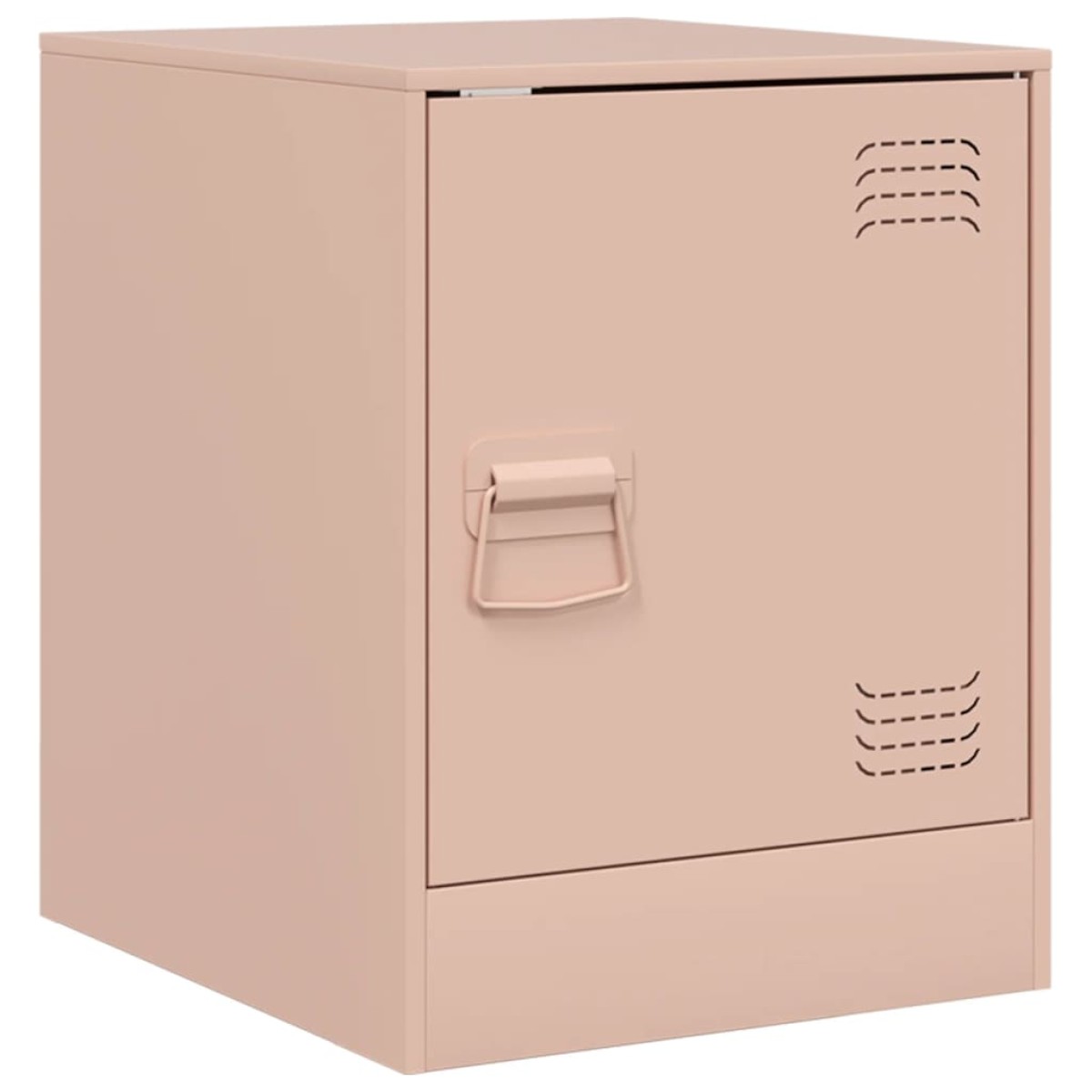 vidaXL Κομοδίνα 2 τεμ. Ροζ 34,5 x 39 x 44 εκ. από Χάλυβα