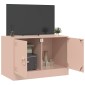 vidaXL Έπιπλο Τηλεόρασης Ροζ 67 x 39 x 44 εκ. από Χάλυβα