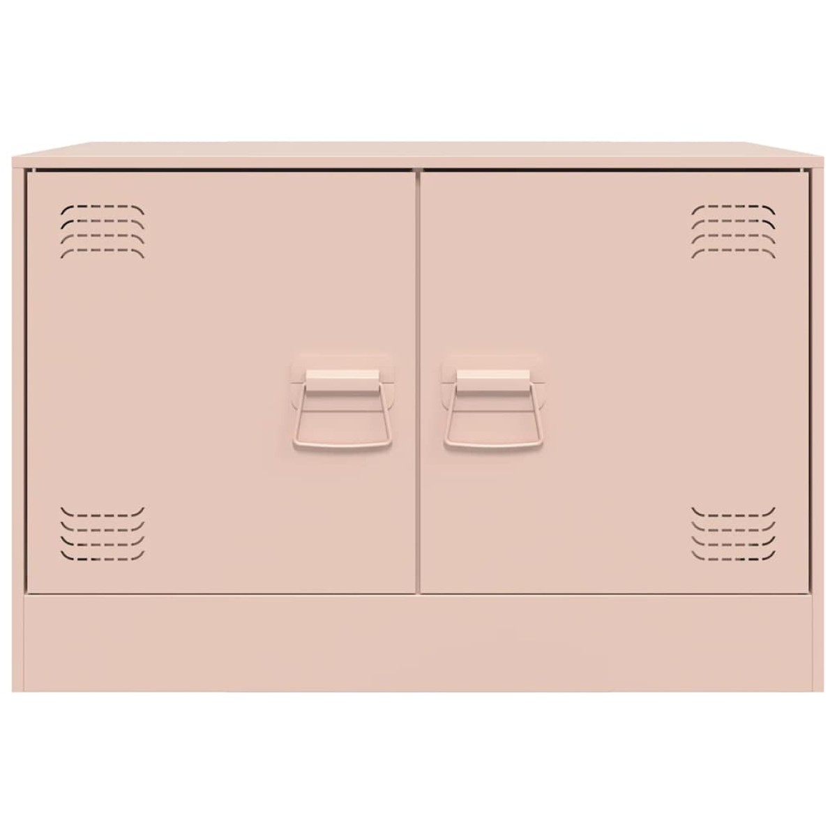 vidaXL Έπιπλα Τηλεόρασης 2 τεμ. Ροζ 67 x 39 x 44 εκ. από Χάλυβα