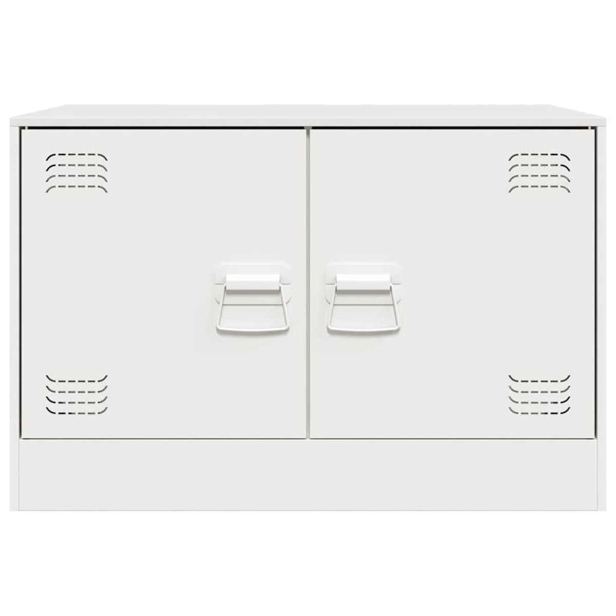 vidaXL Έπιπλο Τηλεόρασης Λευκό 67x39x44 εκ. από Χάλυβα