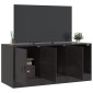 vidaXL Έπιπλο Τηλεόρασης Μαύρο 99x39x44 εκ. από Ατσάλι