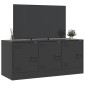 vidaXL Έπιπλο Τηλεόρασης Μαύρο 99x39x44 εκ. από Ατσάλι