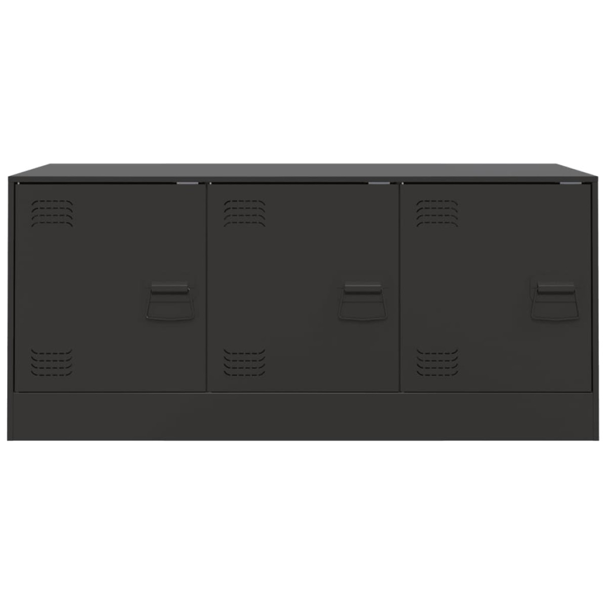 vidaXL Έπιπλο Τηλεόρασης Μαύρο 99x39x44 εκ. από Ατσάλι