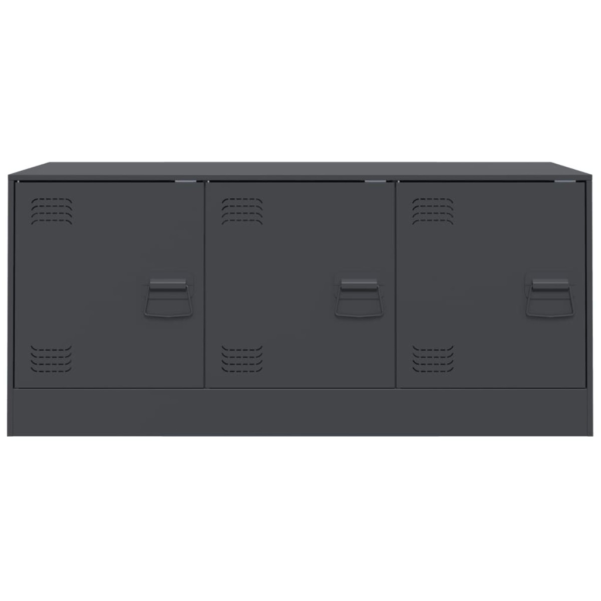 vidaXL Έπιπλο Τηλεόρασης Ανθρακί 99x39x44 εκ. από Χάλυβα