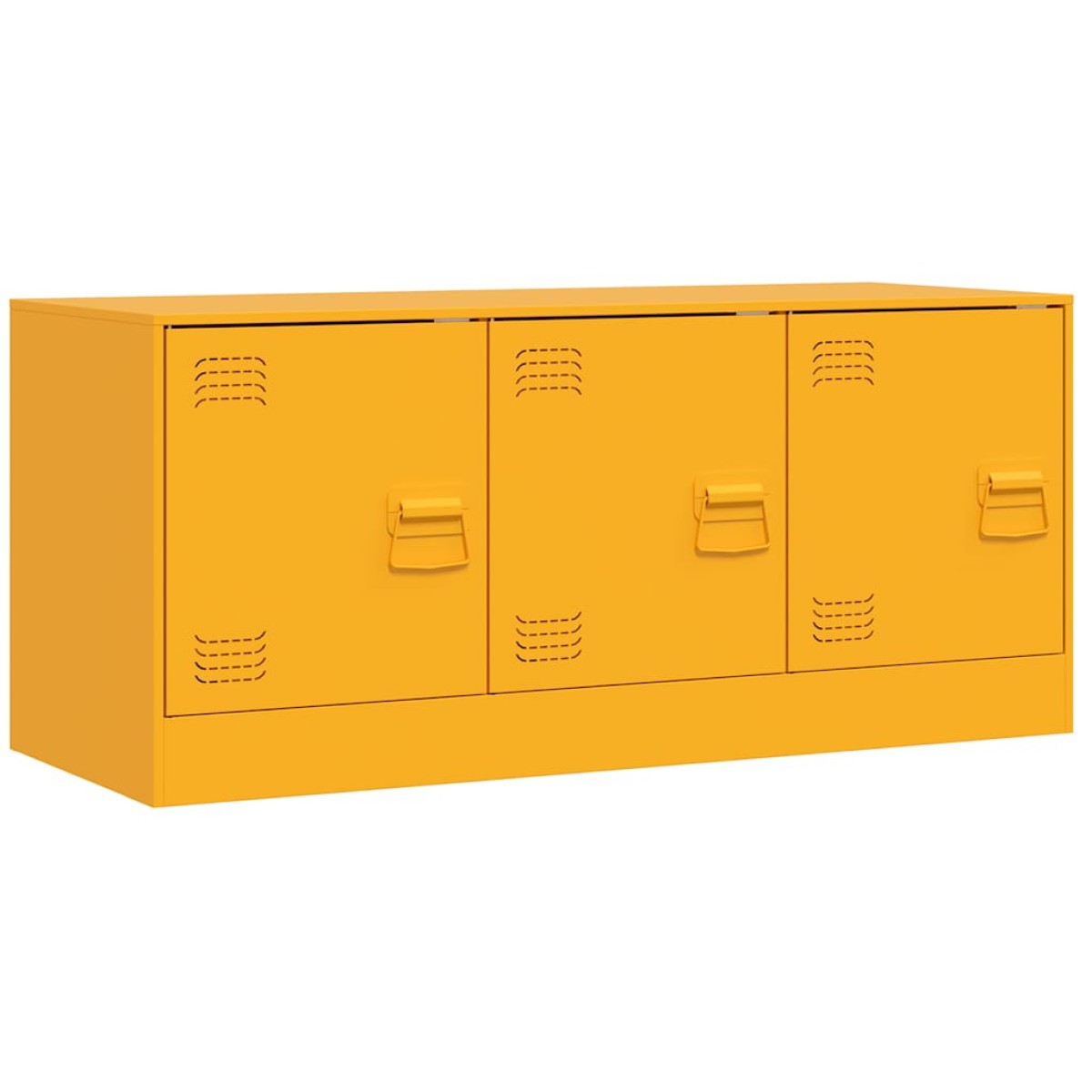 vidaXL Έπιπλο Τηλεόρασης Μουσταρδί Κίτρινο 99x39x44 εκ. από Ατσάλι