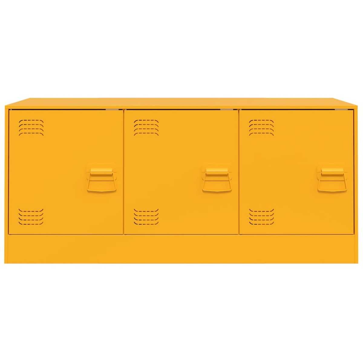 vidaXL Έπιπλο Τηλεόρασης Μουσταρδί Κίτρινο 99x39x44 εκ. από Ατσάλι
