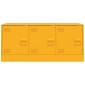 vidaXL Έπιπλο Τηλεόρασης Μουσταρδί Κίτρινο 99x39x44 εκ. από Ατσάλι