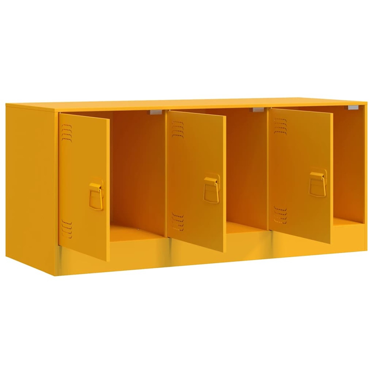 vidaXL Έπιπλο Τηλεόρασης Μουσταρδί Κίτρινο 99x39x44 εκ. από Ατσάλι